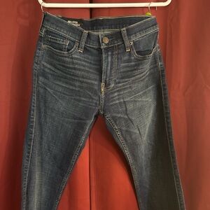Hollister Women's Dark Blue Skinny Jeans
